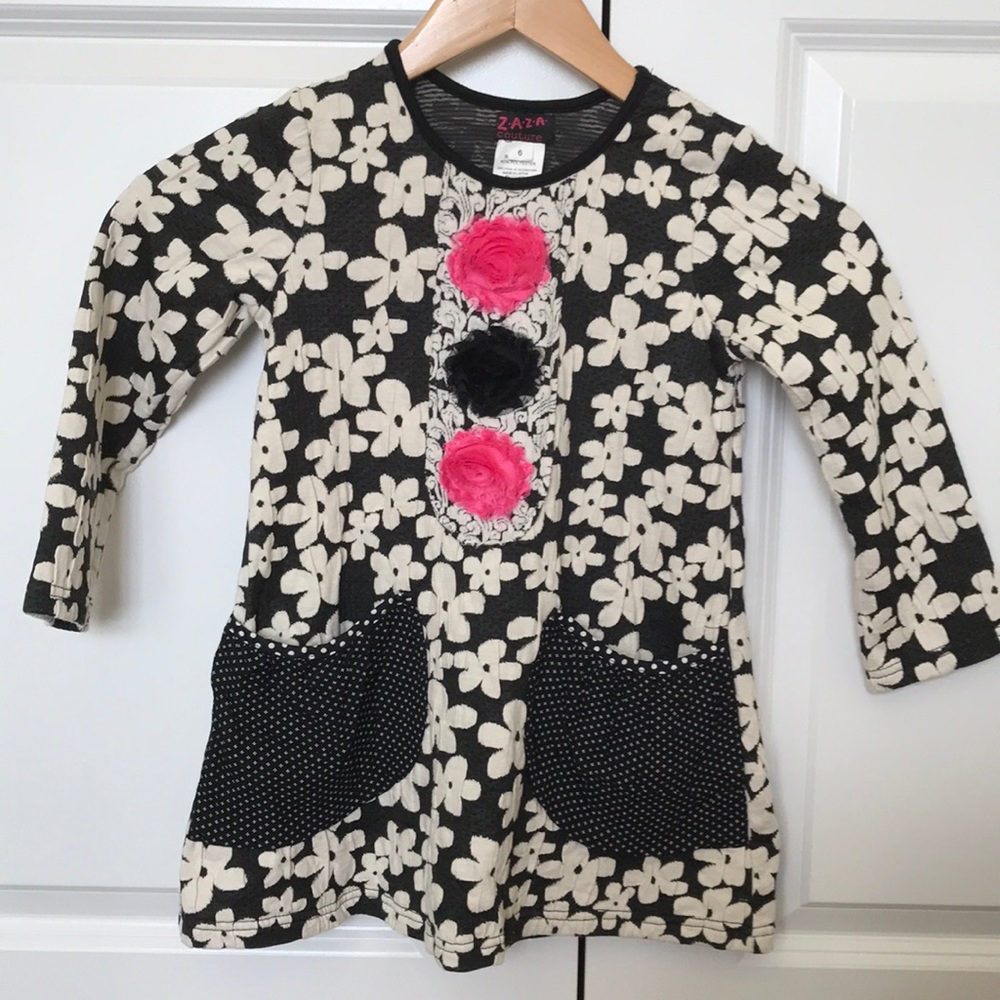 Z•A•Z•A couture Size 6 tunic and pant set